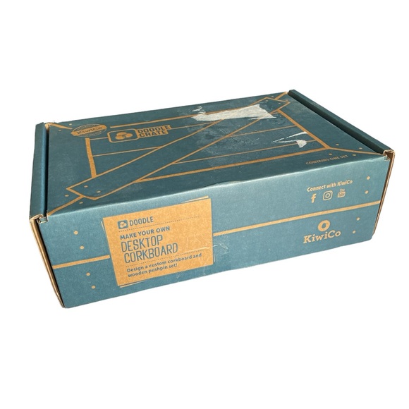 KiwiCo Doodle Crate - Make Your Own Desktop Corkboard - Picture 2 of 3